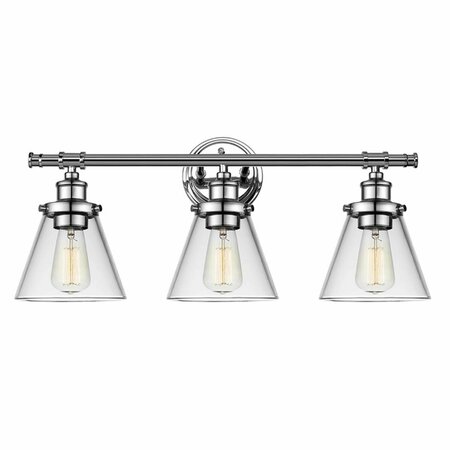 OR Parker 3-Light Wall Sconce, Chrome OR2739575